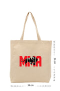 Mma - Kanvas Çanta - Krem