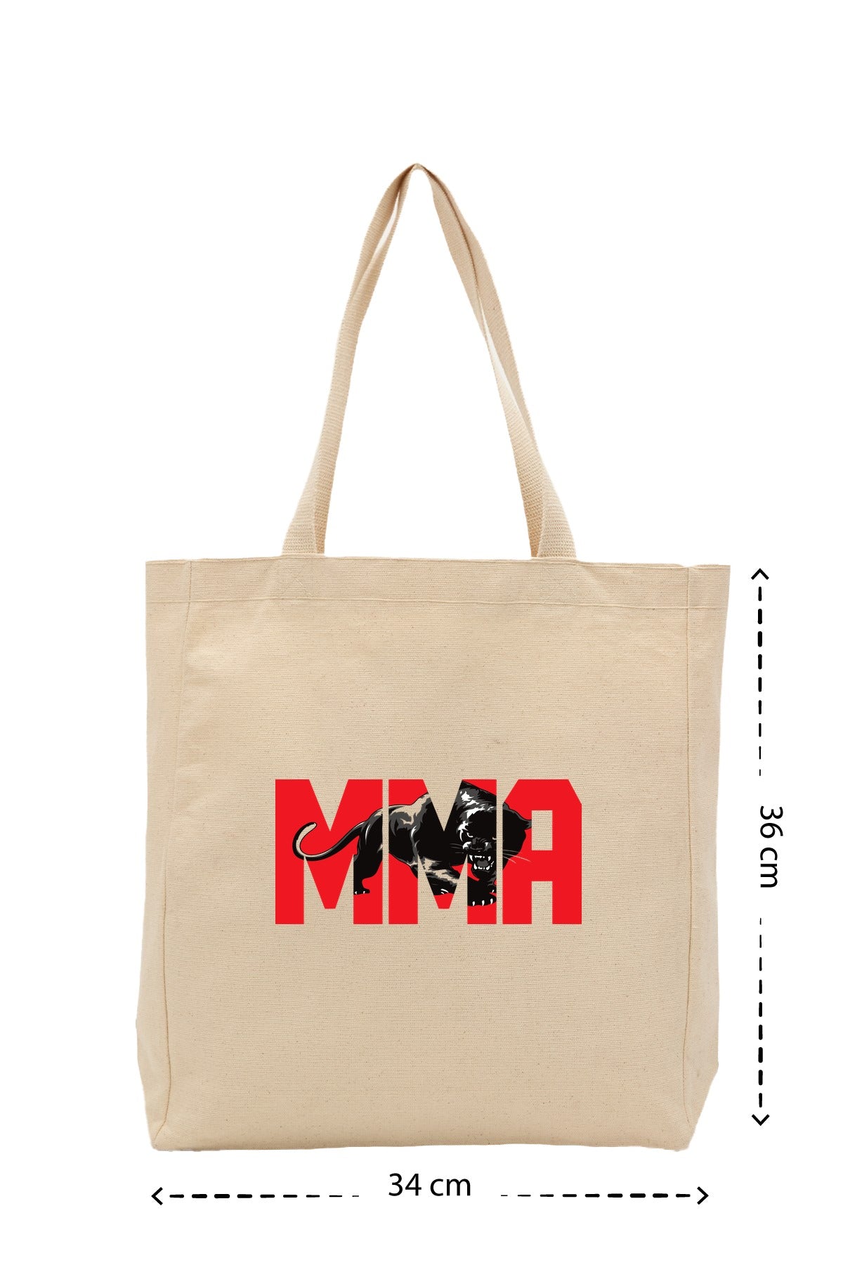 Mma - Kanvas Çanta - Krem