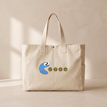 Monster Cookie - Çıtçıtlı Tote Bag
