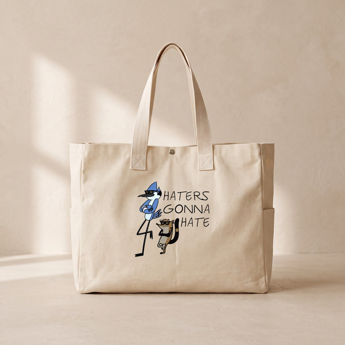 Mordecai Rigby - Çıtçıtlı Tote Bag