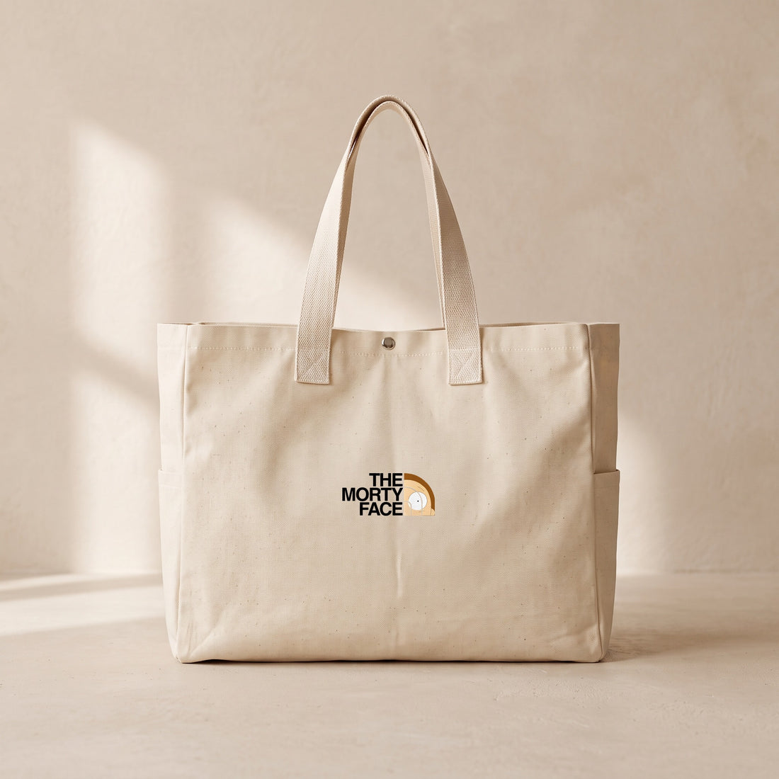 Morty Face - Çıtçıtlı Tote Bag