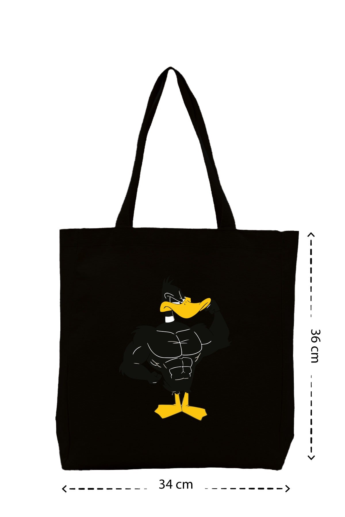 Muscle Duck - Kanvas Çanta - Siyah