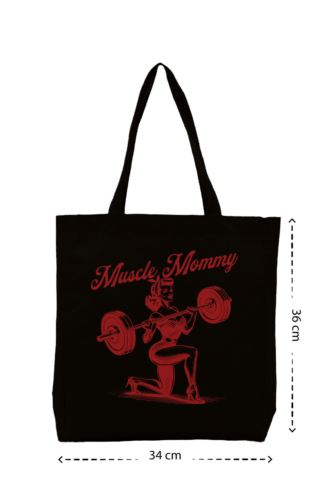 Muscle Mommy 2 - Kanvas Çanta - Krem
