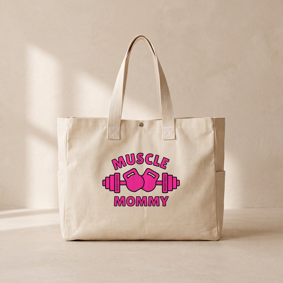 Muscle Mommy - Çıtçıtlı Tote Bag