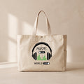 Music On - Çıtçıtlı Tote Bag