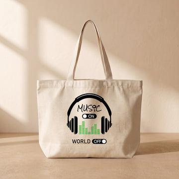 Music On - Tote Bag