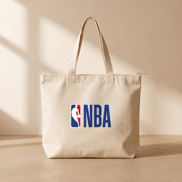 NBA - Fermuarlı Tote Bag