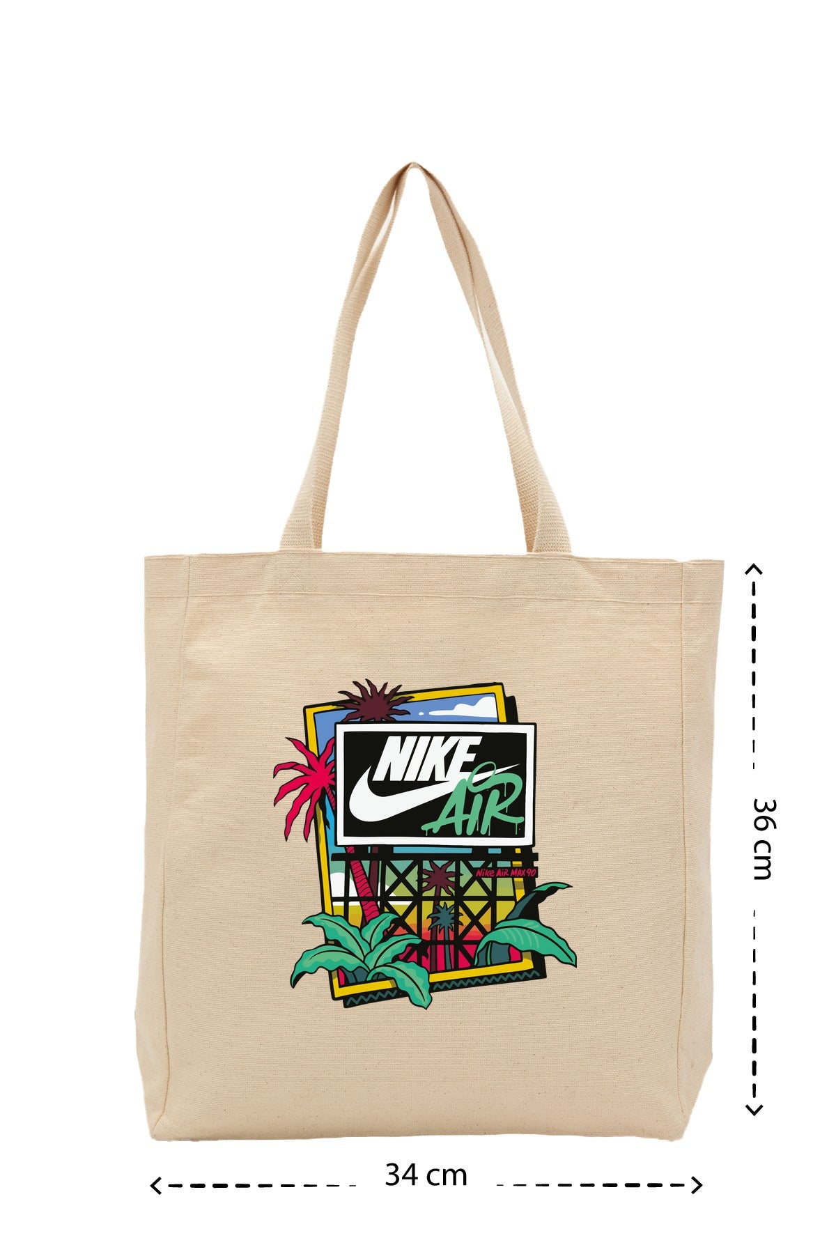 Nike Air Summer - Kanvas Çanta - Krem