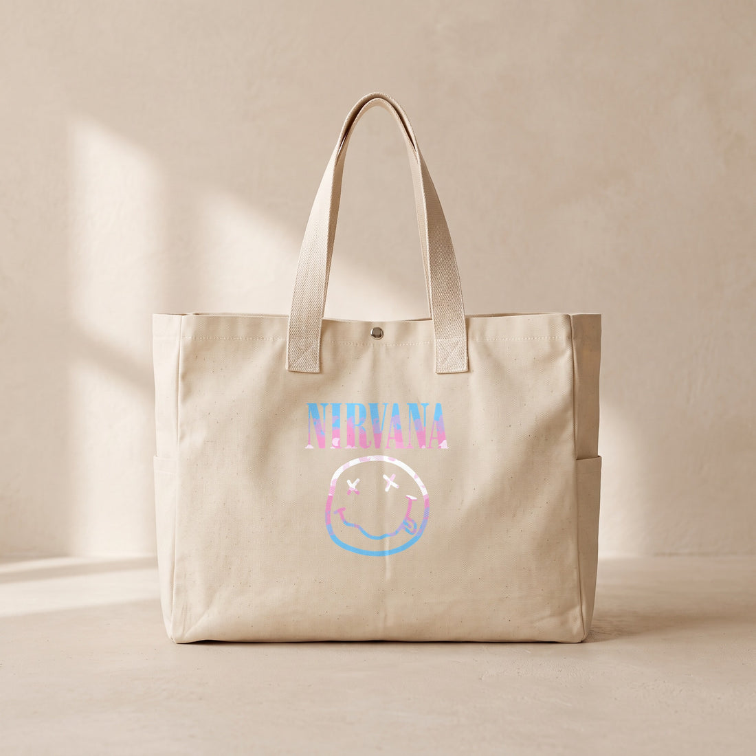 Nirvana Color - Çıtçıtlı Tote Bag