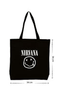 Nirvana - Kanvas Çanta - Siyah