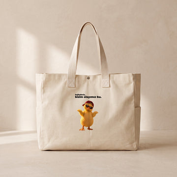 Olayımız Bu - Çıtçıtlı Tote Bag