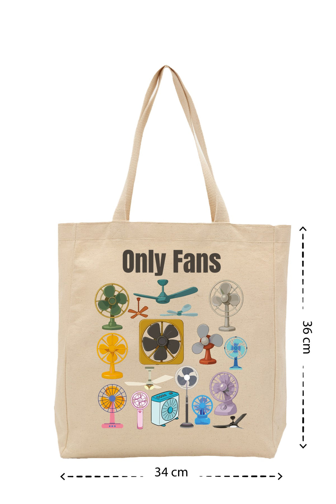 Only Fans - Kanvas Çanta - Krem