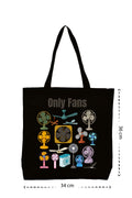 Only Fans - Kanvas Çanta - Siyah