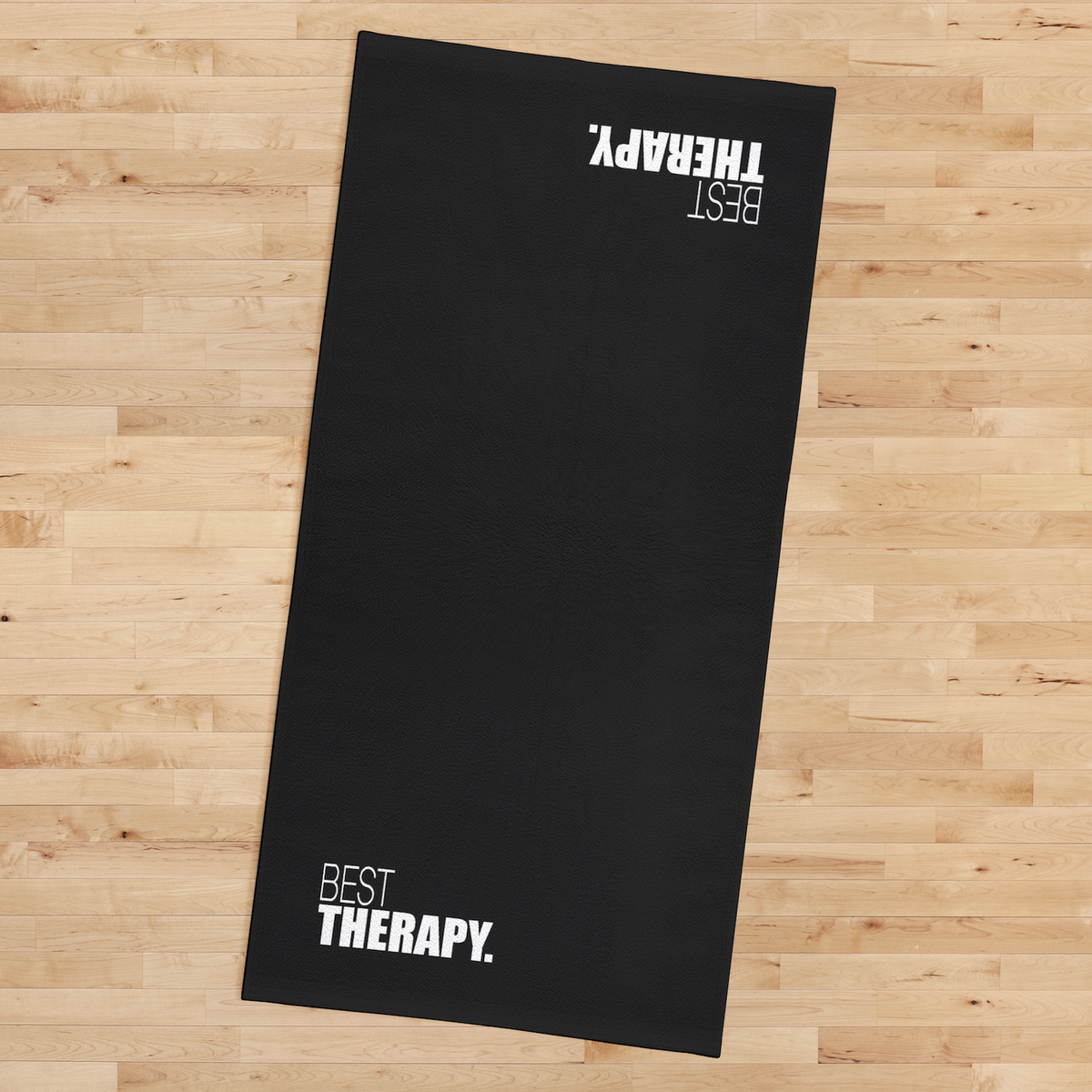 Best Therapy / Siyah Spor Havlusu