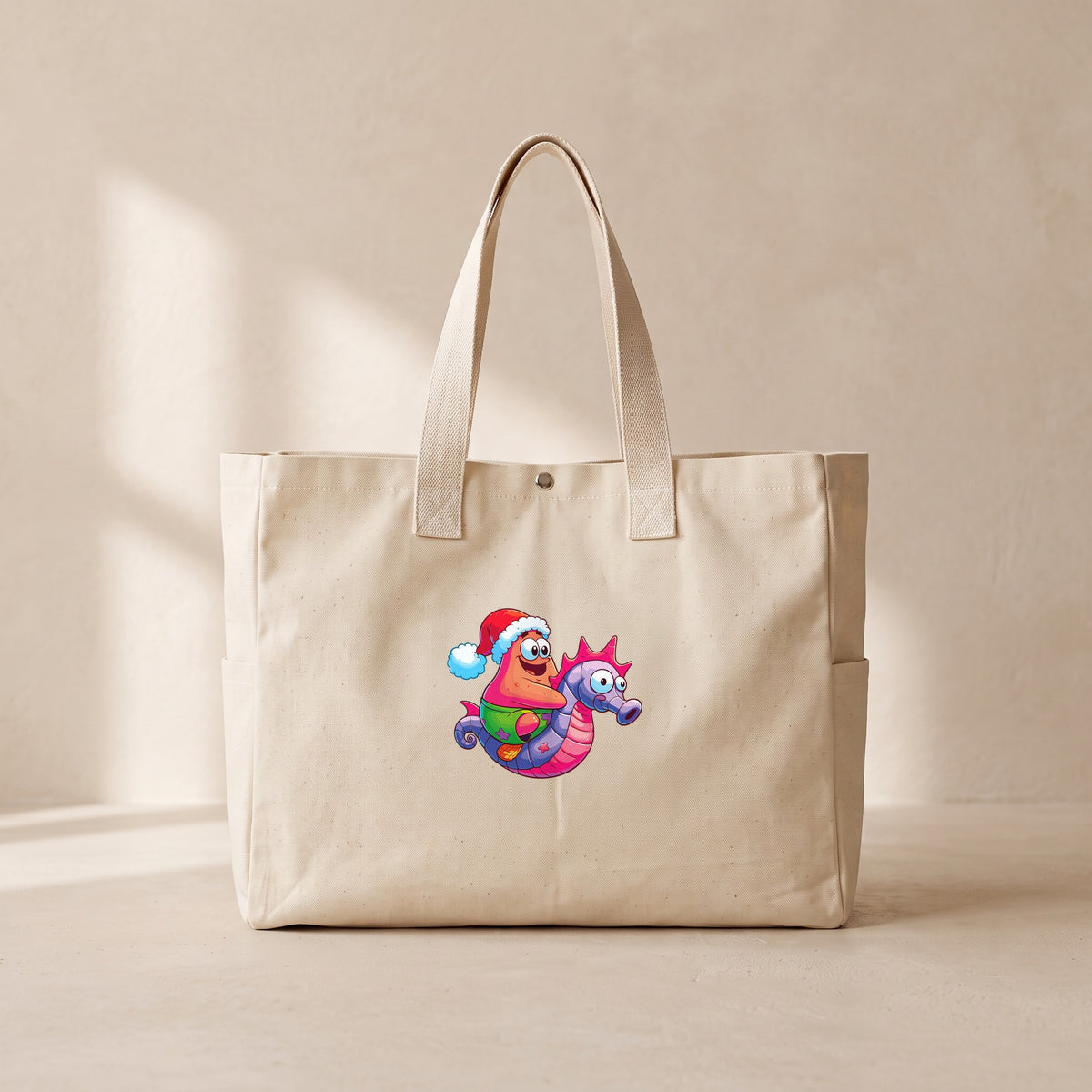 Patrick Noel - Çıtçıtlı Tote Bag