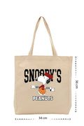 Peanuts Crew - Kanvas Çanta - Krem