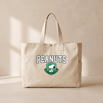 Peanuts Happiness - Çıtçıtlı Tote Bag