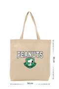 Peanuts Happiness - Kanvas Çanta - Krem