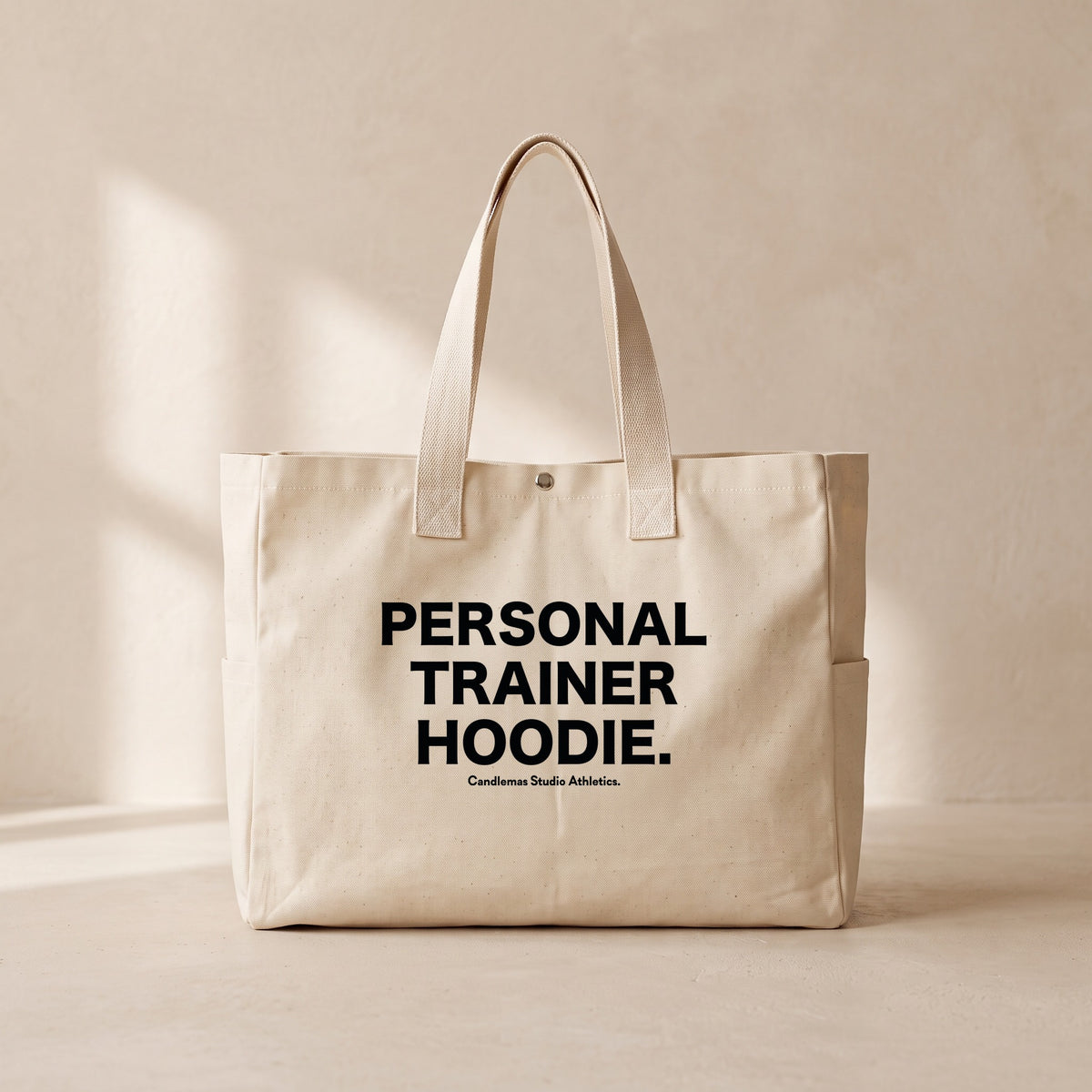 " Personal Trainer Hoodie " - Çıtçıtlı Tote Bag