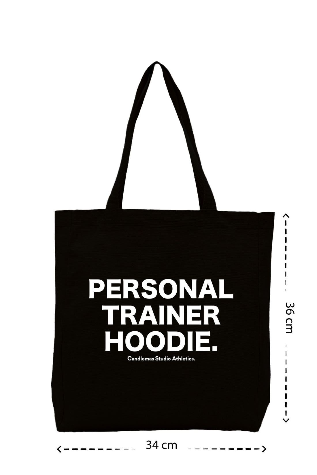 " Personal Trainer Hoodie " - Kanvas Çanta - Krem