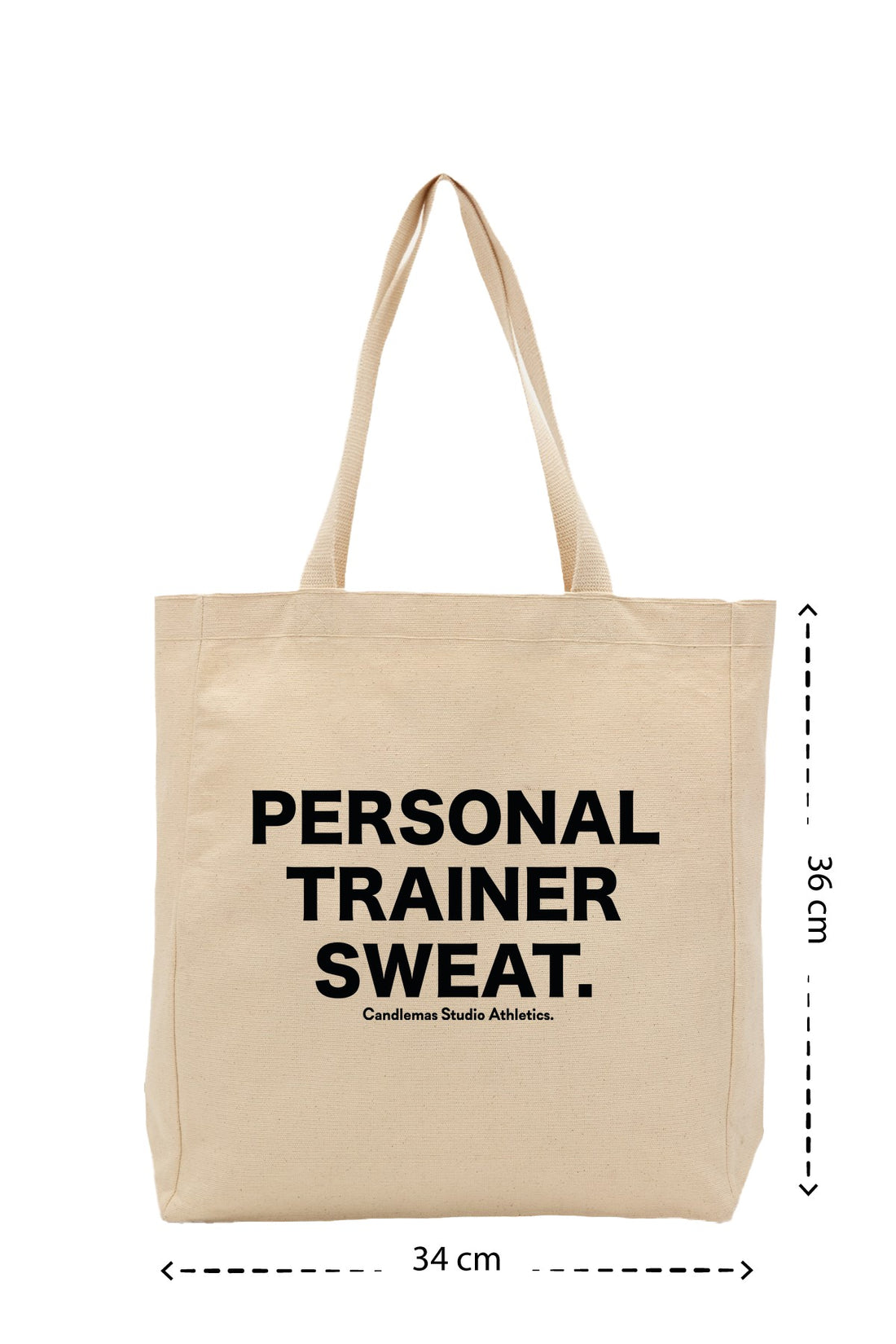 Personal Trainer Sweat - Kanvas Çanta - Krem