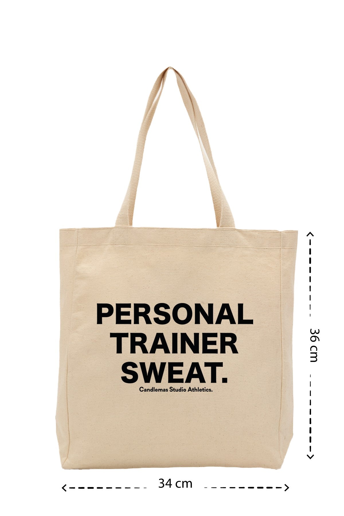 Personal Trainer Sweat - Kanvas Çanta - Krem