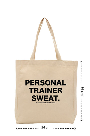 Personal Trainer Sweat - Kanvas Çanta - Krem