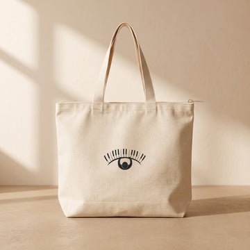 Piano - Fermuarlı Tote Bag