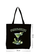 Pickletini - Kanvas Çanta - Siyah