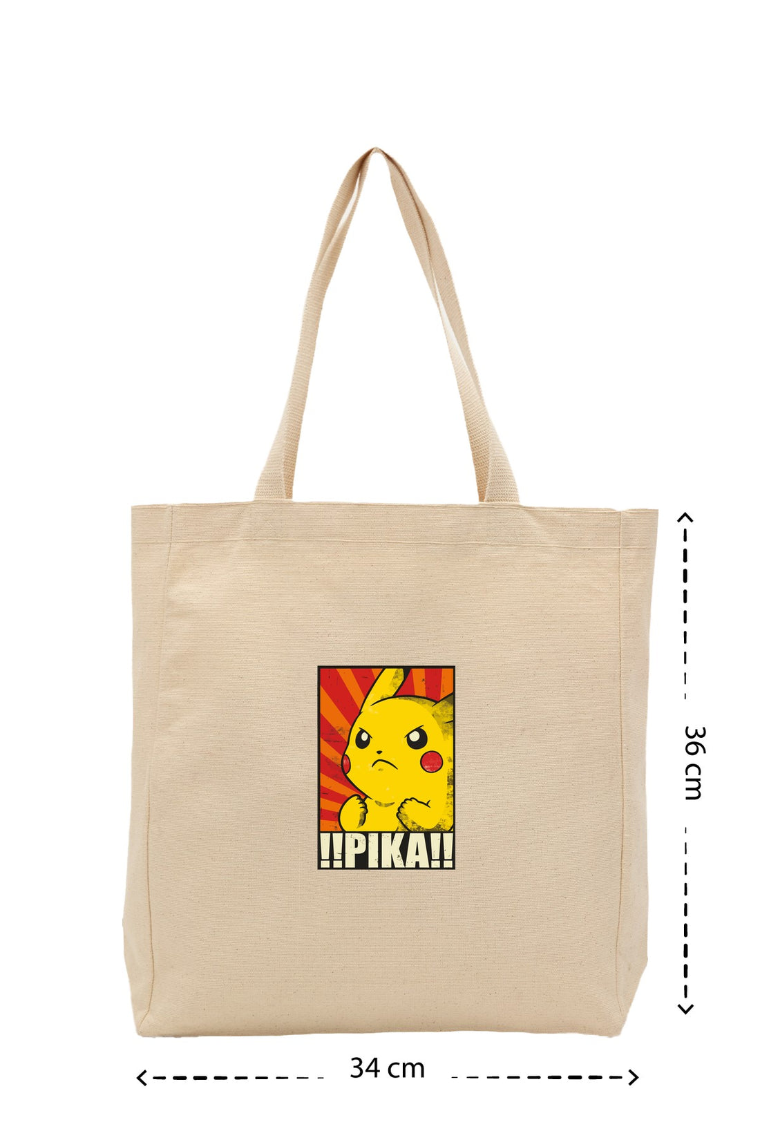 Pika - Kanvas Çanta - Krem