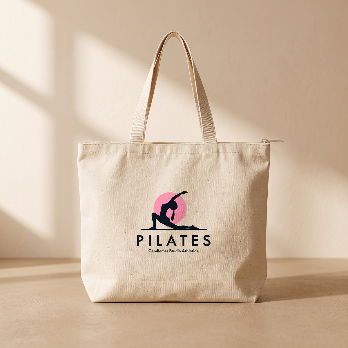 Pilates Ath - Fermuarlı Tote Bag