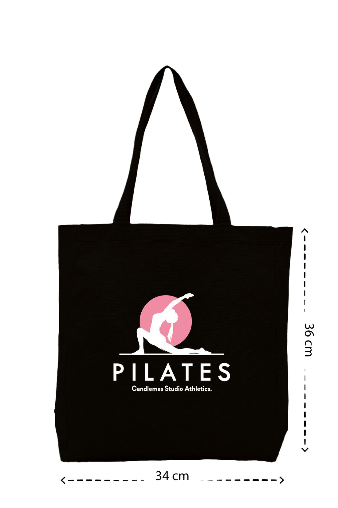 Pilates Ath - Kanvas Çanta - Krem