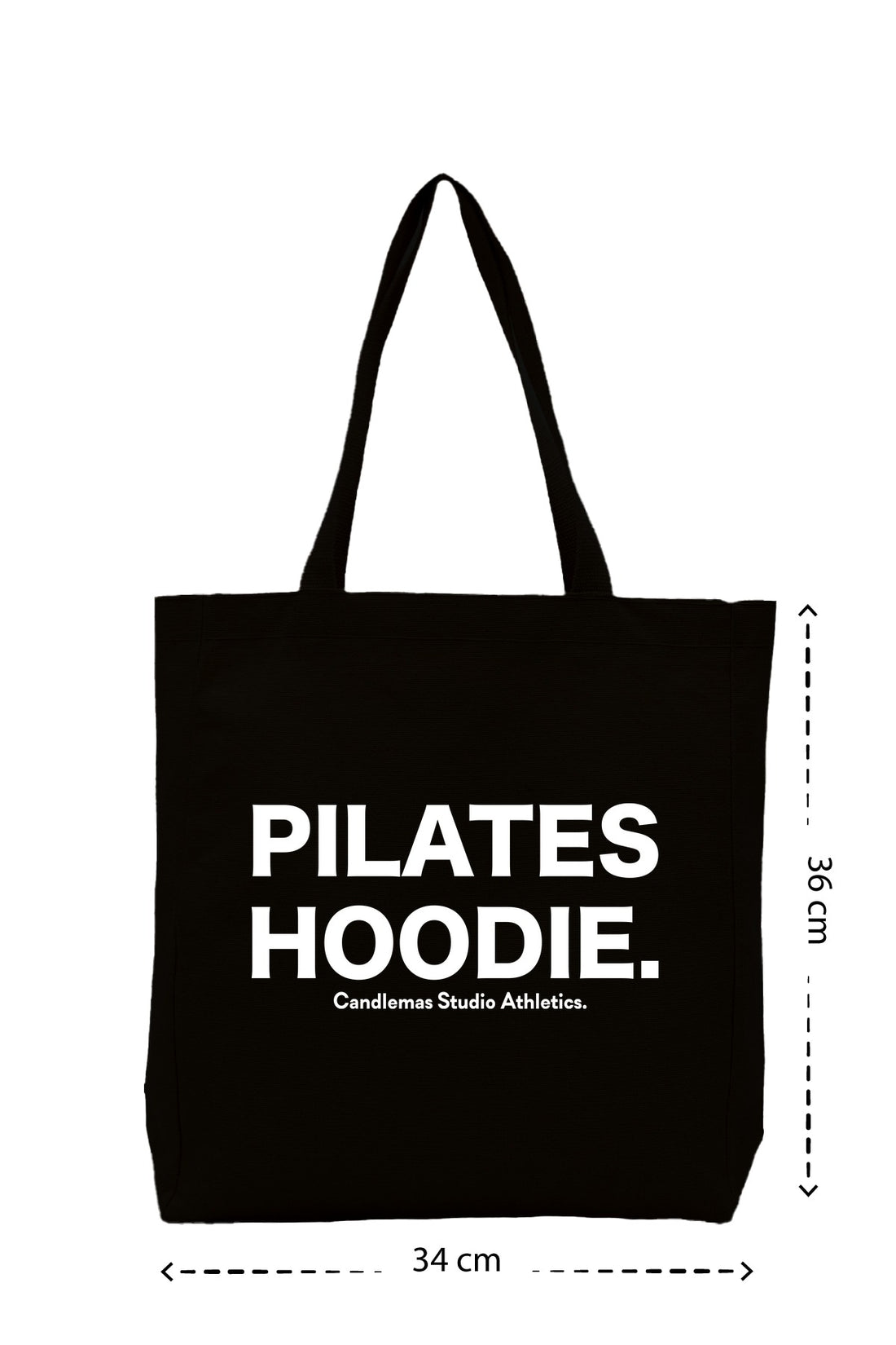 " Pilates Hoodie " - Kanvas Çanta - Krem