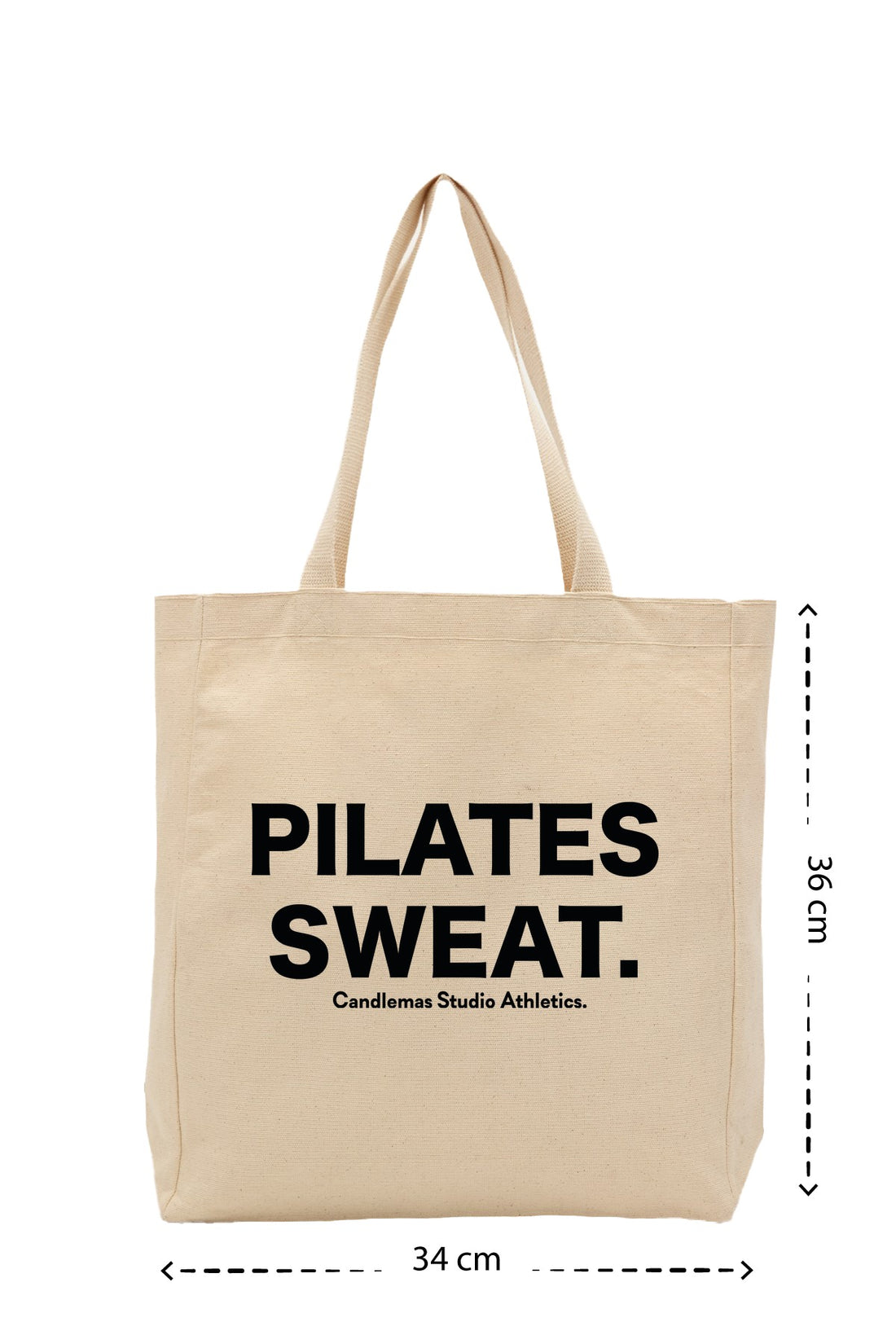 Pilates Sweat - Kanvas Çanta - Krem