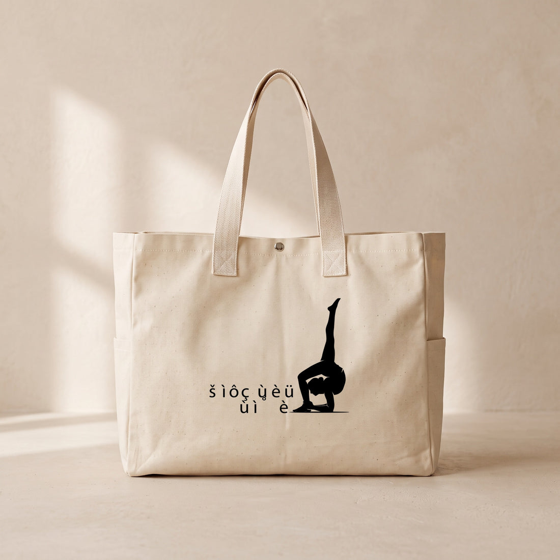 Pilates Time - Çıtçıtlı Tote Bag