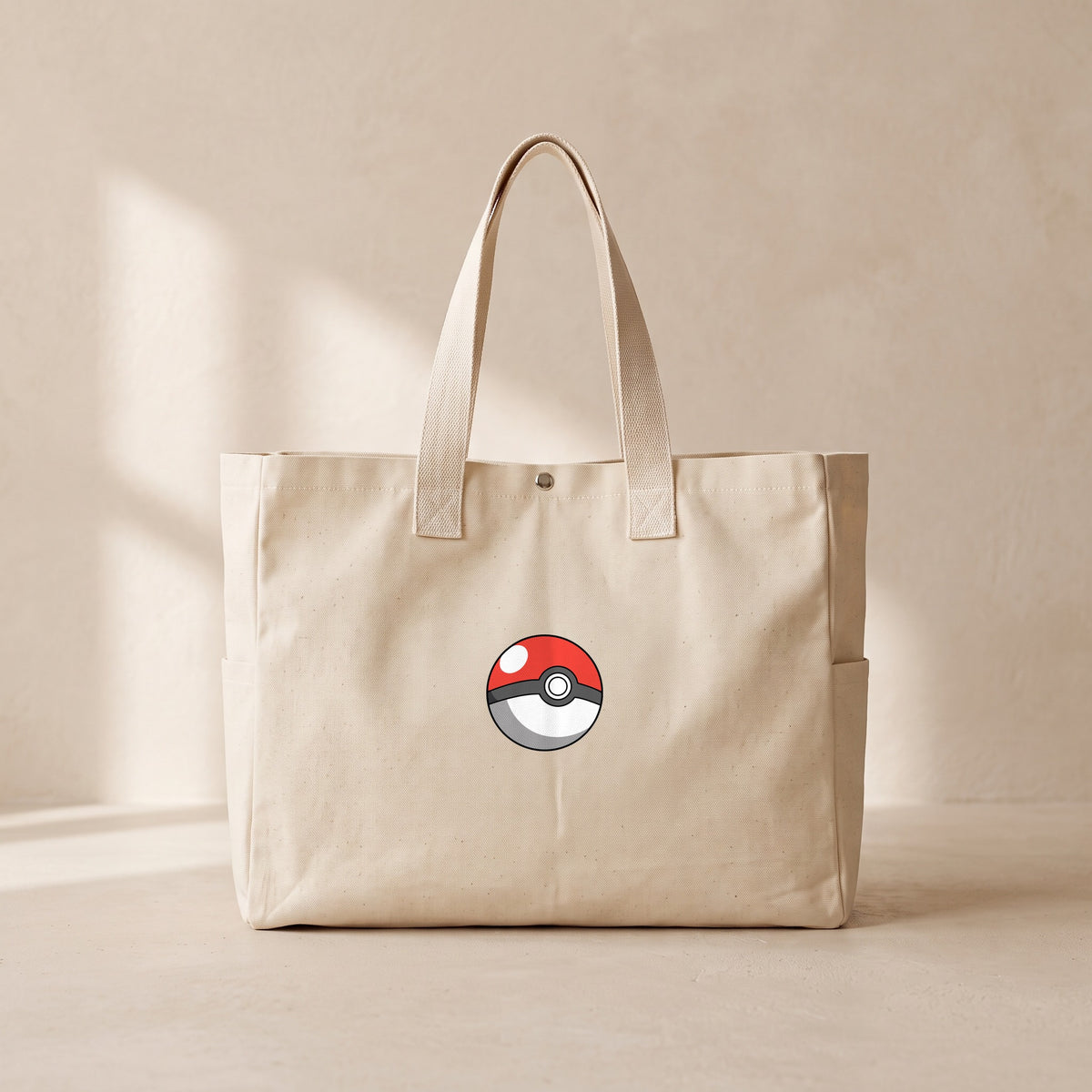 Poke Ball - Çıtçıtlı Tote Bag