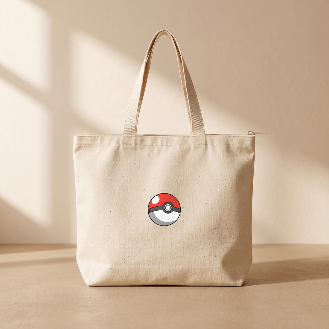 Poke Ball - Fermuarlı Tote Bag