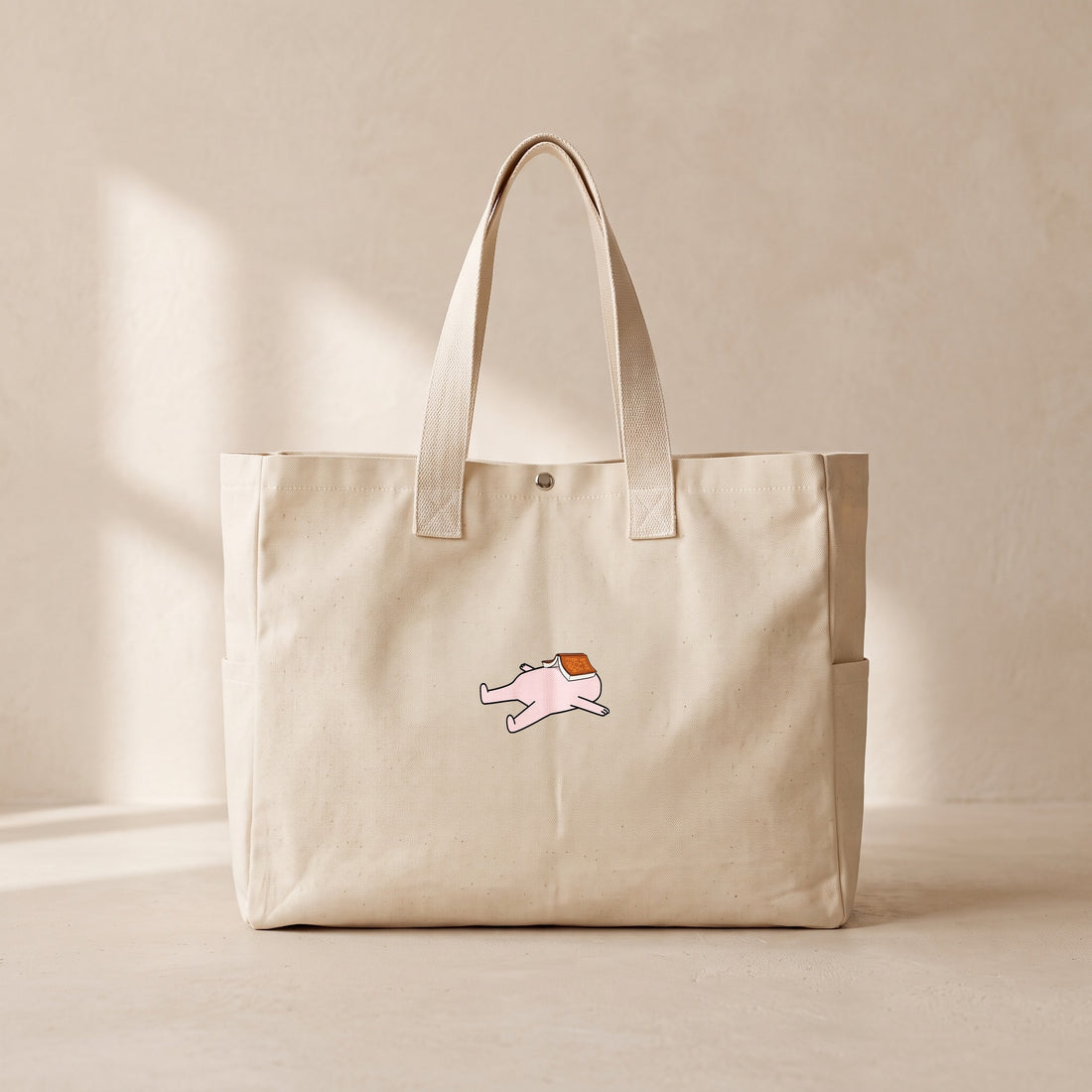 Pufy Too Tired - Çıtçıtlı Tote Bag