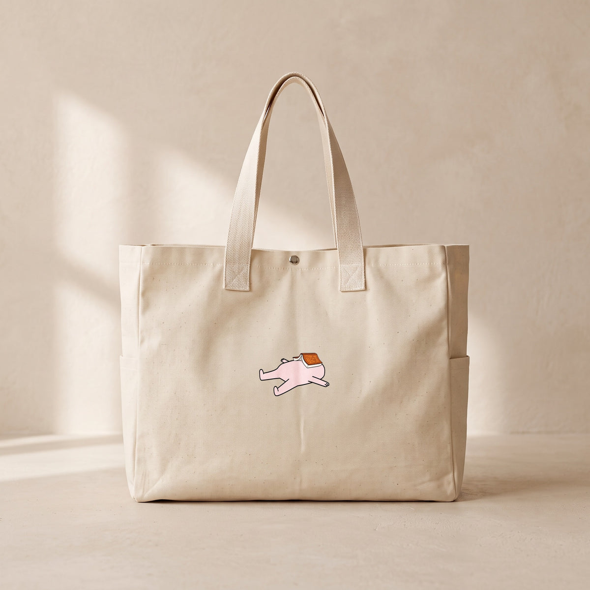Pufy Too Tired - Çıtçıtlı Tote Bag