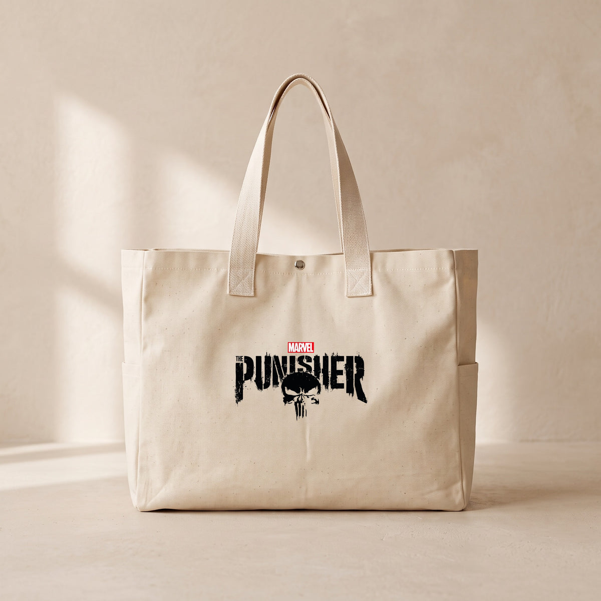 Punisher - Çıtçıtlı Tote Bag