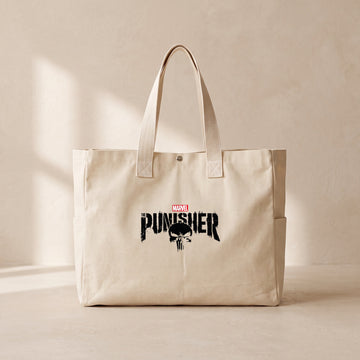 Punisher - Çıtçıtlı Tote Bag