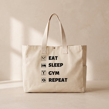 Repeat - Çıtçıtlı Tote Bag