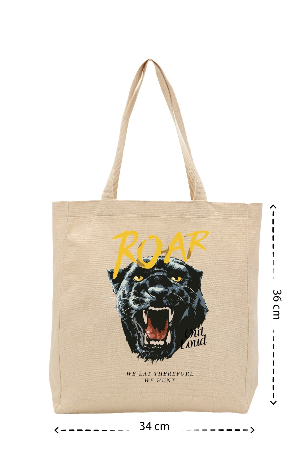 Roar - Kanvas Çanta - Krem