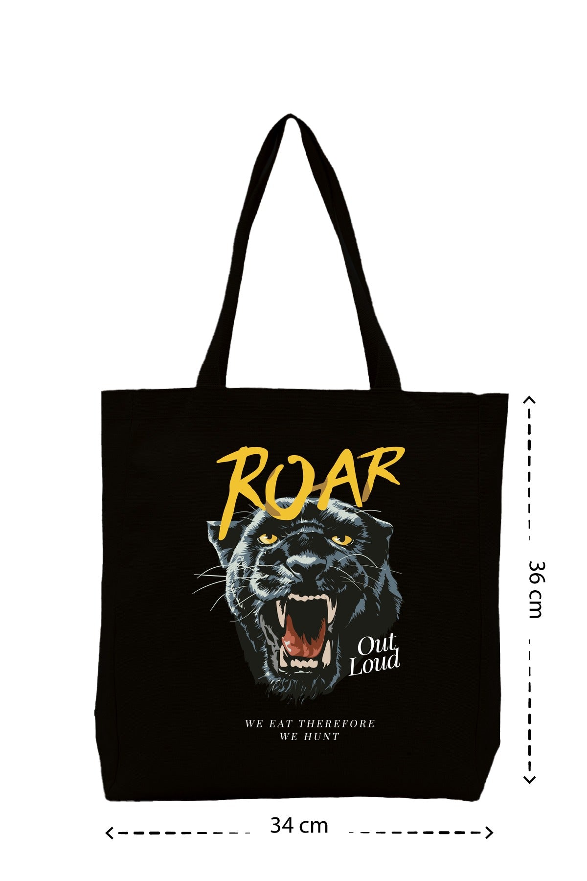Roar - Kanvas Çanta - Siyah