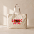 Rock_n Roll - Çıtçıtlı Tote Bag
