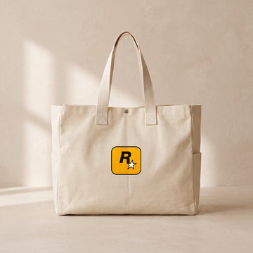 RockStar Games - Çıtçıtlı Tote Bag