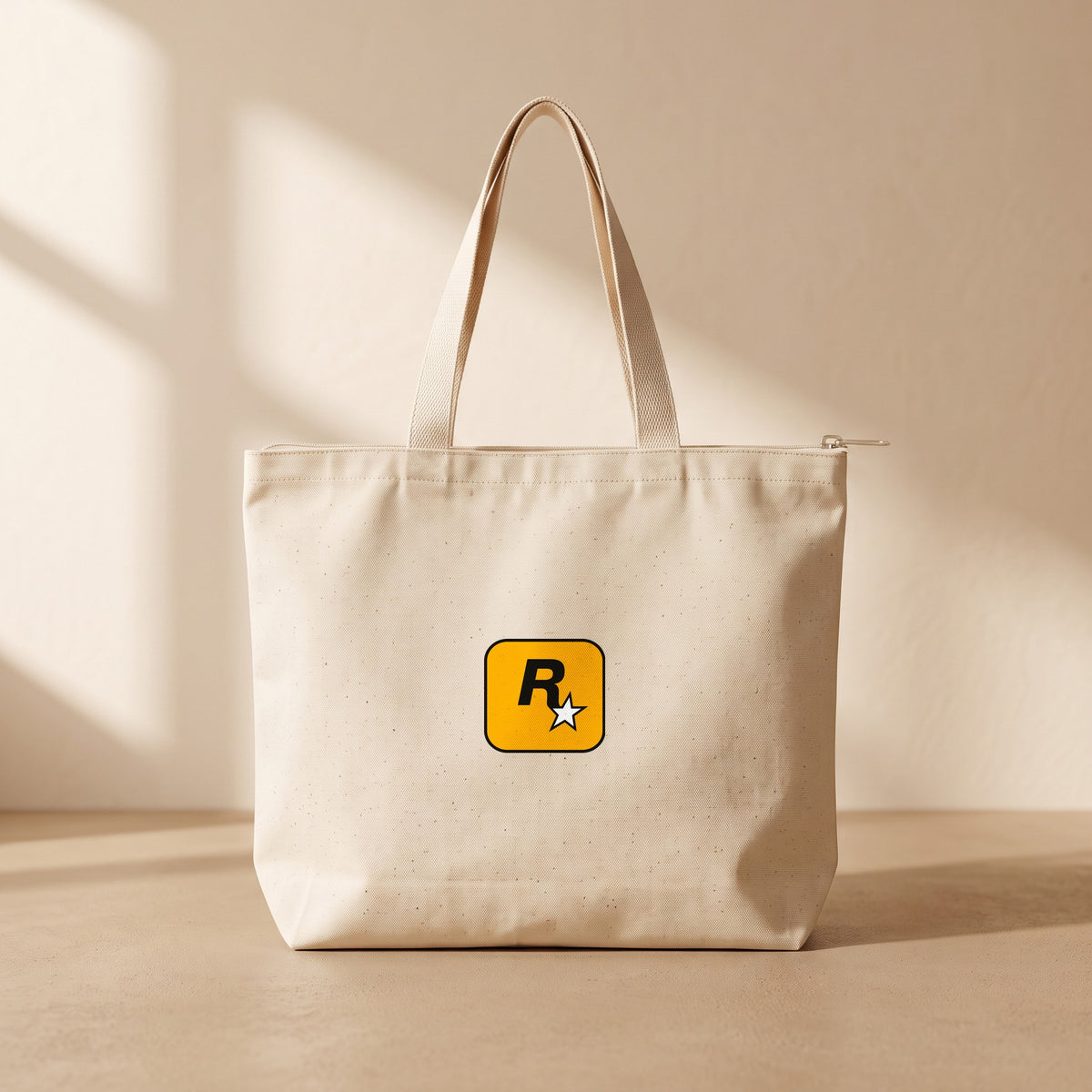 RockStar Games - Fermuarlı Tote Bag