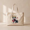Rockstar Kedi - Çıtçıtlı Tote Bag