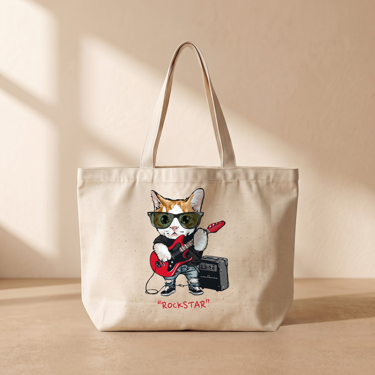 Rockstar Kedi - Tote Bag