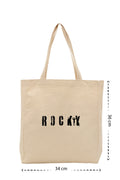 Rocky - Kanvas Çanta - Krem